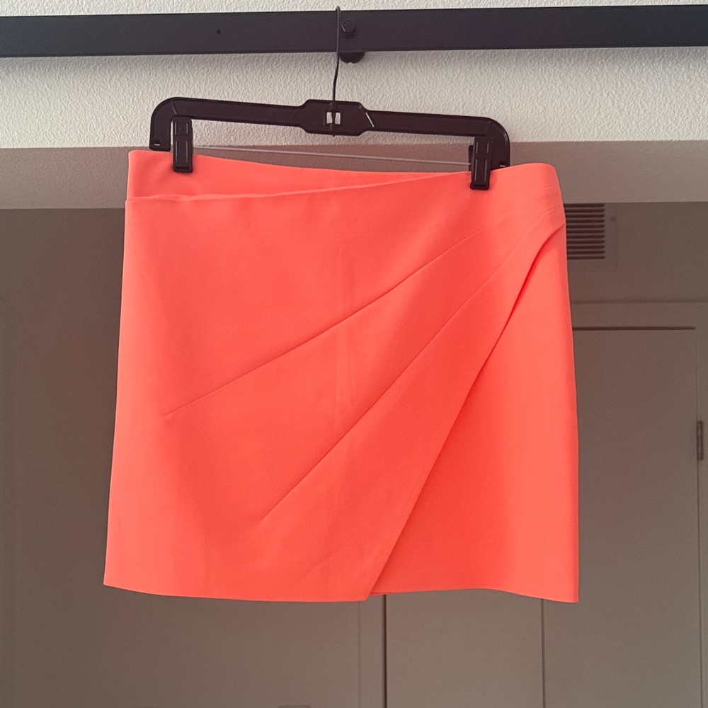 Alice + Olivia Vibrant Wrap Design Mini Skirt 12